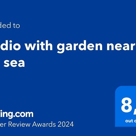 Studio With Garden Near The Sea Копер Экстерьер фото